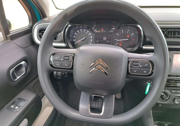 Citroen C3 cena 63900 przebieg: 35938, rok produkcji 2022 z Chmielnik małe 137